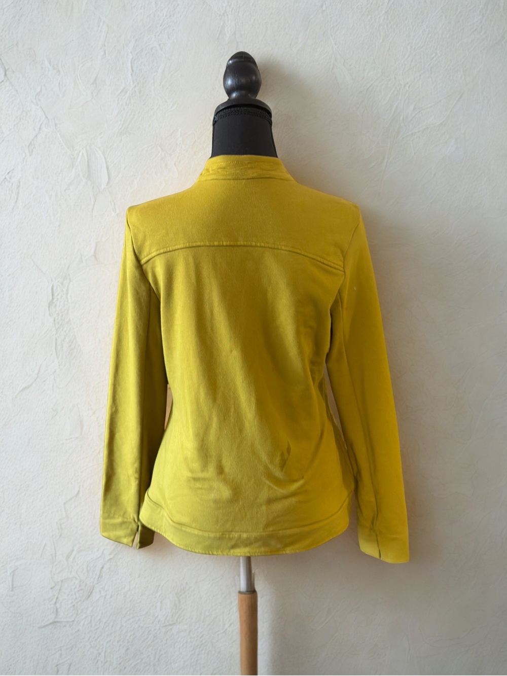 Women’s Chartreuse Button-Front Jacket - Picture 2 of 4